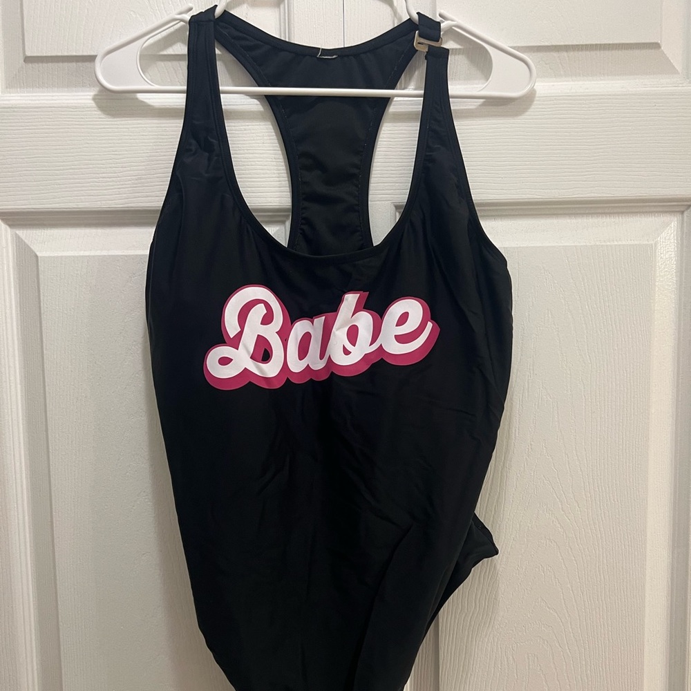 XL one piece swimsuit “Babe”
